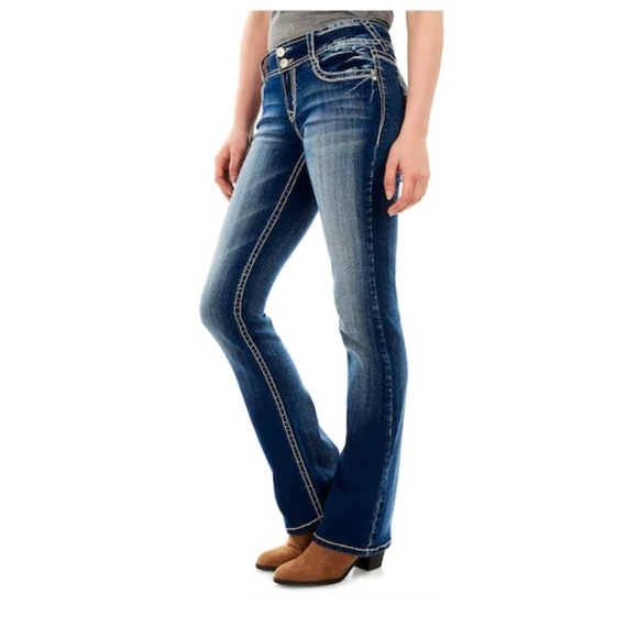 Wild Flower Bootcut Jeans Size 3 - 0243 - Picture 1 of 6